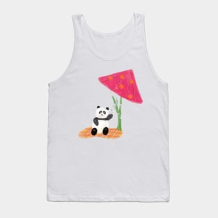 Excited for Summer: Panda in the Beach Tank Top